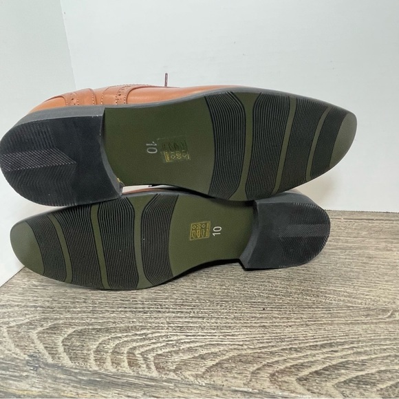 Majestic Collection Men's Brown Oxford  Dress Shoes size 10. NWOT. Leather. - Picture 9 of 10